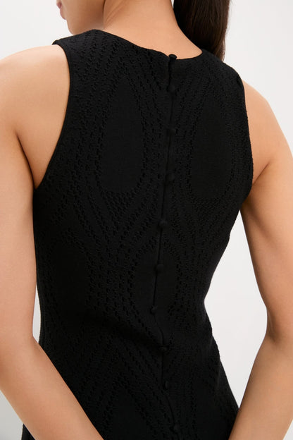 Black Zandra Midi Dress