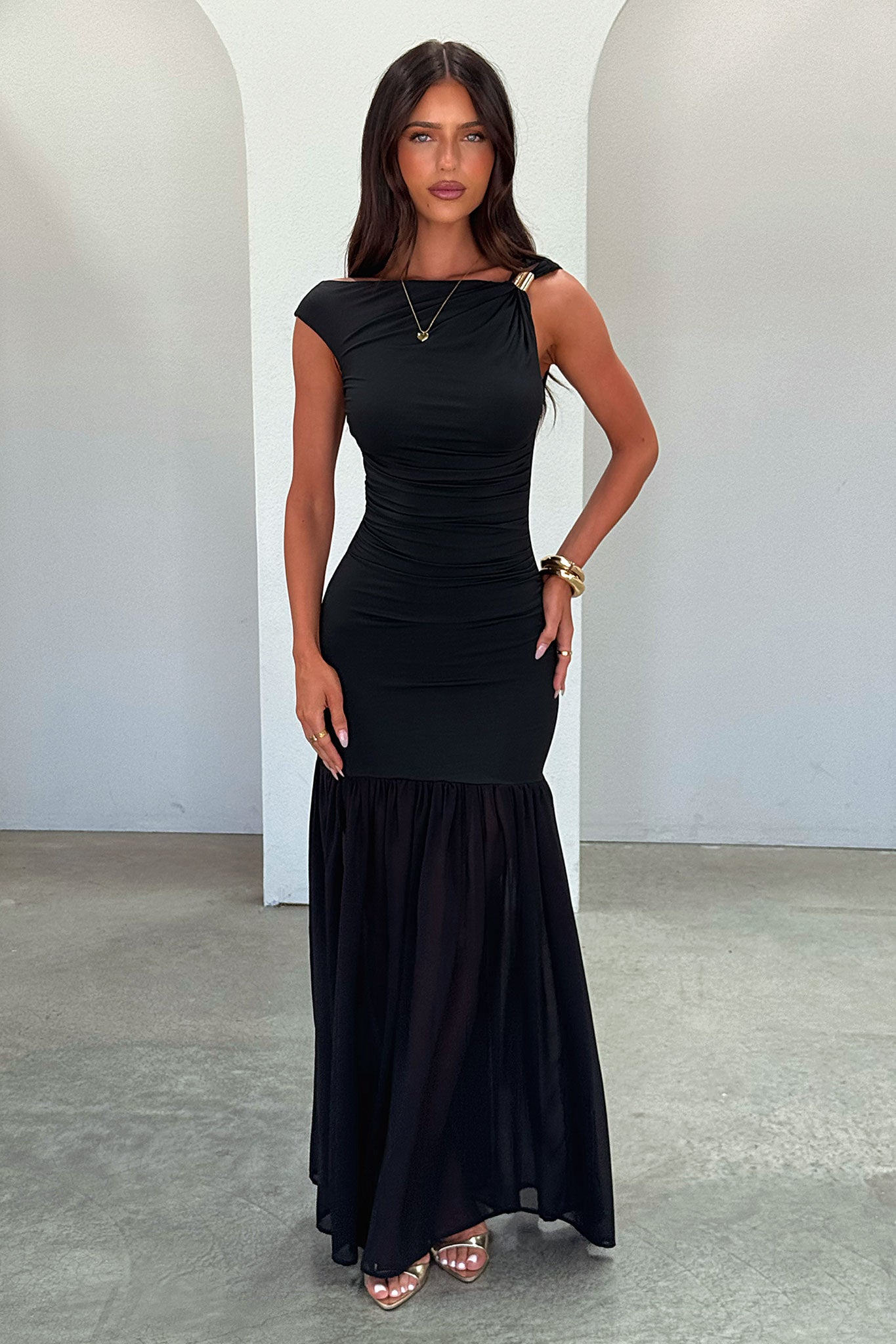 Kalister Maxi Dress - Black